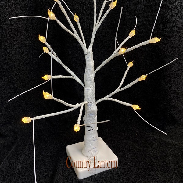 Tabletop Birch Tree Decor Etsy