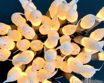 Mini Incandescent String Light 100 Count Buttermilk Handmade