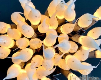 Mini Incandescent String Light 50 Count Buttermilk Handmade