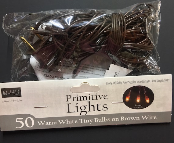 Primitive sale twinkle lights