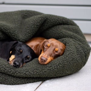 Sac de couchage Paw Câlin préféré en Teddy Army Green image 1