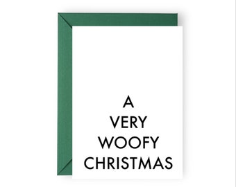 Favorite Paw A very Woofy Christmas greeting card