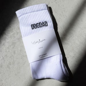 Lieblingspfote DOGDAD Socken Weiss