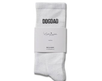 Chaussettes Paw DOGDAD préférées blanches