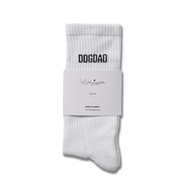 Lieblingspfote DOGDAD Socken Weiss