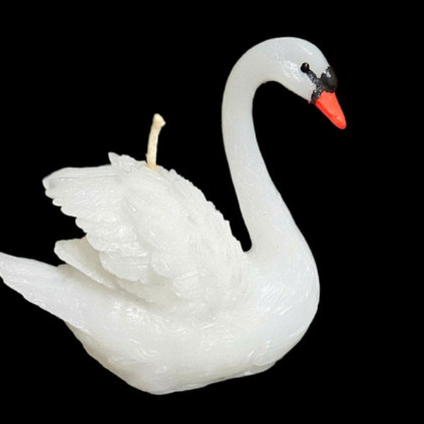 Swan Candle Etsy
