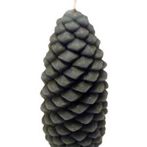 Candle pine cones, motif candle Grün