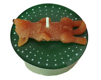 Maxi tea light lazy dog, tea light