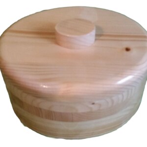 Ovale Holzdose Handgemachtes Geschenk für Weihnachten Praktisch und einzigartig. Bild 1