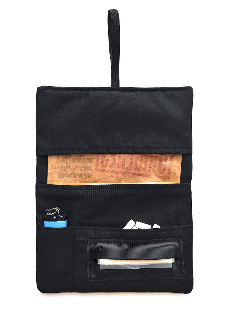 Tobacco Pouch Solid Colors Tobacco Fabric Pouch With Pockets Etsy UK