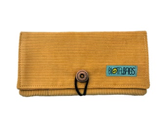 Tobacco pouch corduroy cloth, smoking bag for rolling tobacco