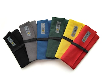 Tobacco pouch solid colors, Tobacco fabric pouch with pockets, smoking pouch, smoking bag