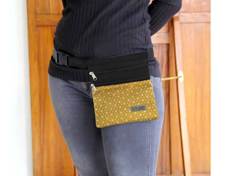 yellow Stars Waist bag, Bum bag Fanny pack