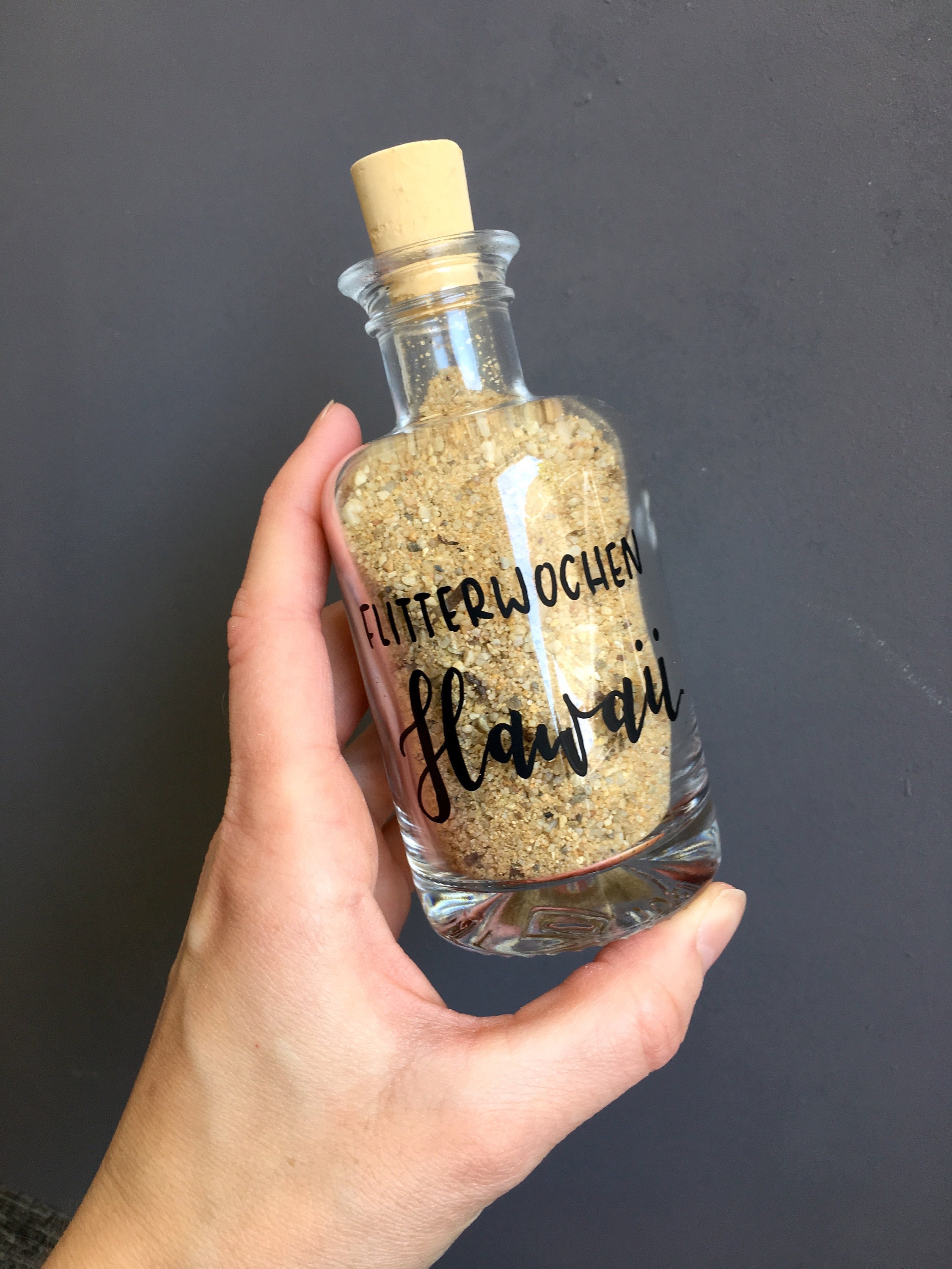 Personalized Sand Bottle / Honeymoon Keepsake / Honeymoon Sand Etsy