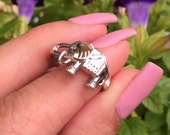 Elephant Sterling Silver Minimalist Women Ring, Midi Simple Girls Ring, tarnish free, 925 Stamped, Sizes 4, 5, 6, 7, 8, 9, 10, 11