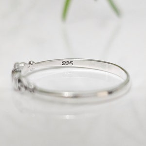 Claddagh Ring, Tiny Celtic Irish Claddagh Ring, Thin Ring, Sterling Silver Women Ring, Love Friendship Ring, Dainty Ring, Minimalist Ring image 3
