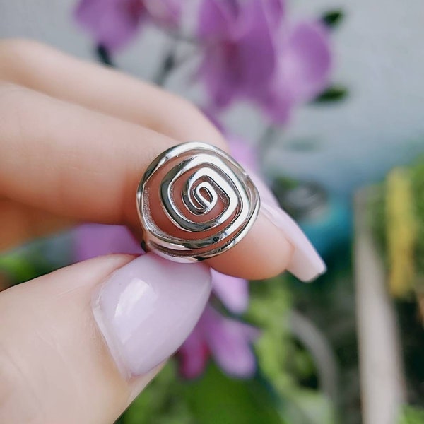 Boho Silver Rings - Etsy