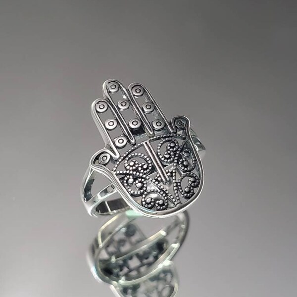 Hamsa Ring Etsy