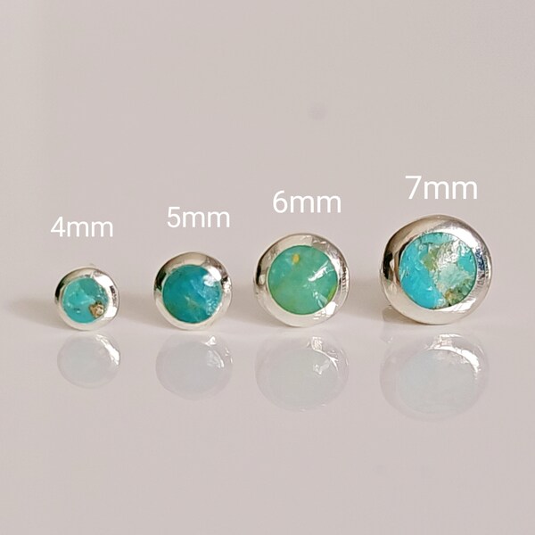 Turquoise Stud Earrings main image 1