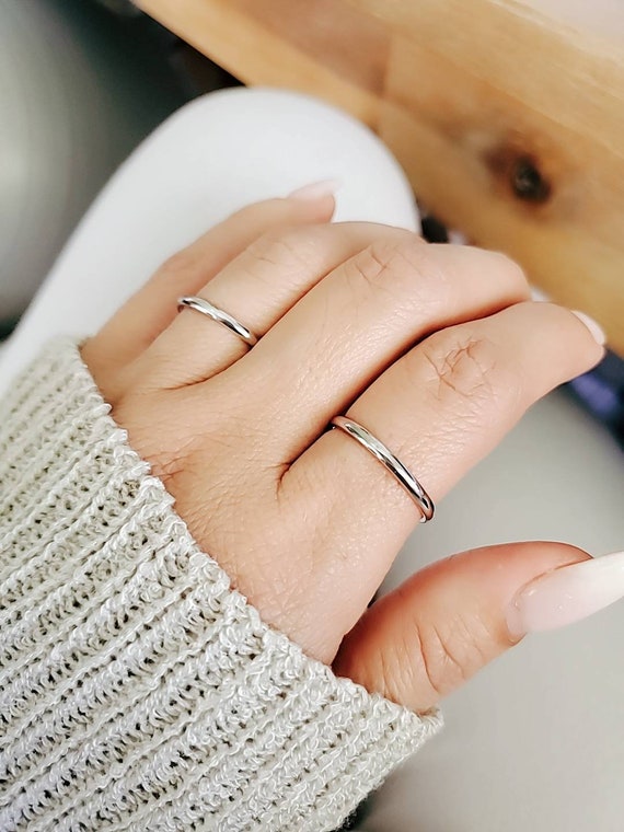 2mm silver ring deals