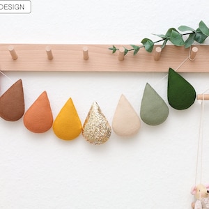 NEW! Raindrop Garland, Children's Room Decoration