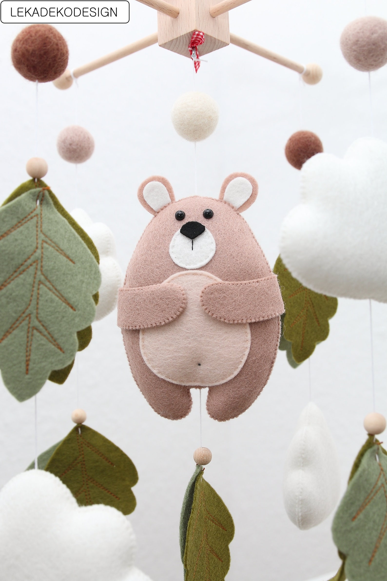 Mobile Baby Wald mobile Filz mobile Baby mobile Babybett Etsy.de