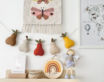 NEW! Pear garland, decorative garland, children's room decoration