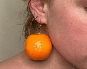 Zoete oranje naveloorbellen
