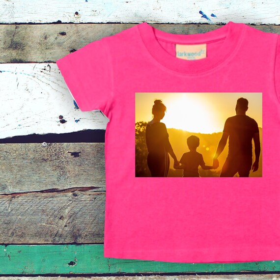 Baby Kinder T-Shirt Bedruckt mit deinem Foto Pic Bild Geschenk Geburt