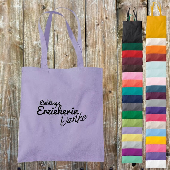 Cloth bag jute cotton bag favorite educator thank you gift to educators