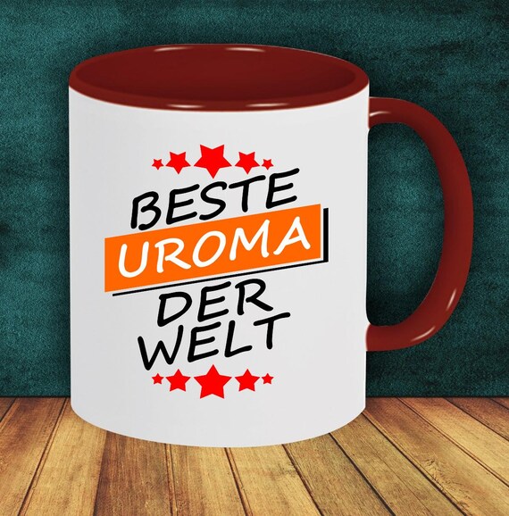 Coffee pot mug Best UROMA in the world pot mug coffee cup gift family