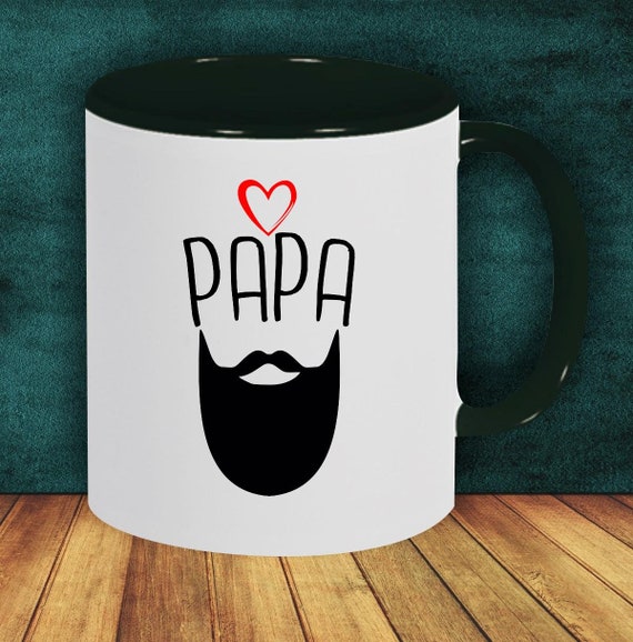 Coffee Mug "Papa Beard Best Papa" Cup Coffee Mug Tea Cup Gift Mug