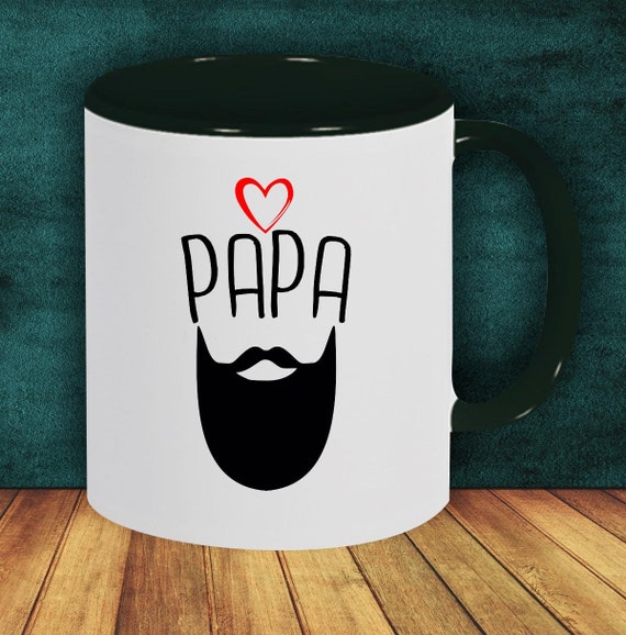 Coffee Pot "Papa Bart Best Papa" Cup Coffee Cup Teacup Gift Mug