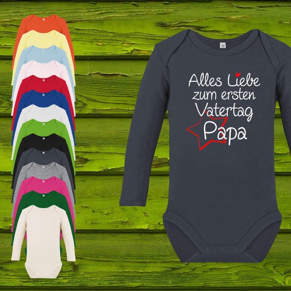 Baby Body Baby Body Long Sleeve Happy First Father's Day Dad Gift Father