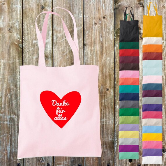 Jute cotton tote bag, kindergarten/school gift, thank you gift