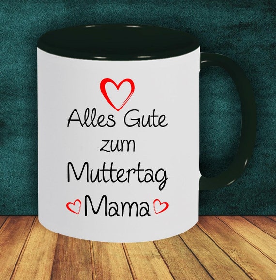 Kaffeepott "Alles Gute zum Muttertag Mama" Tasse Kaffeetasse Teetasse Geschenk Mug