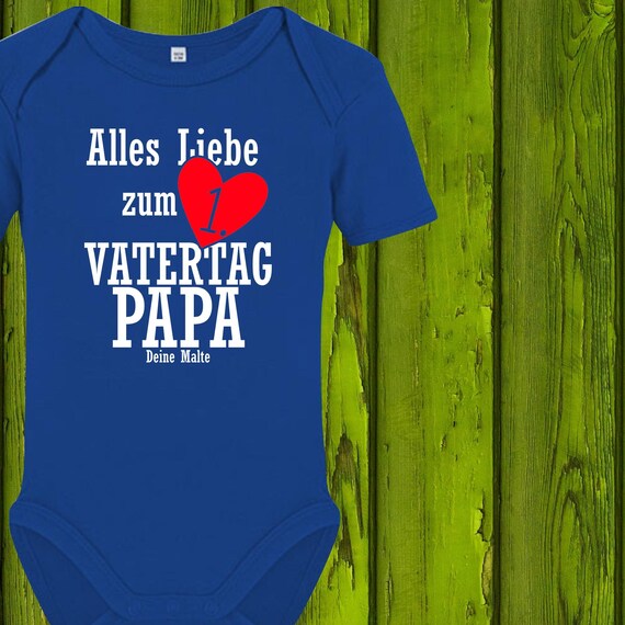 Baby Body Babybody Happy 1st Father's Day Dad with desired text or name Love Family