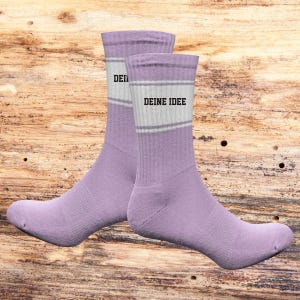 Socks Tennis Socks Idea Text Desired Name Party Gift Tennis Socks