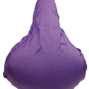 Saddle cover bicycle rain protection with desired print Purple