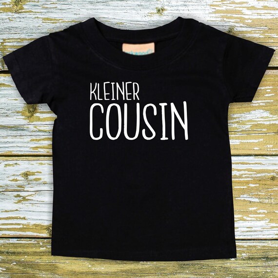 Baby Kids T-Shirt Little Cousin Gift Birth