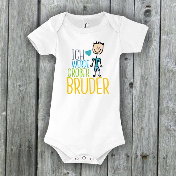 Baby Body Ich werde großer Bruder Babybody Geschenk