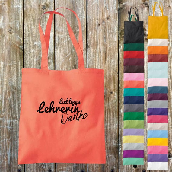 Fabric bag jute cotton bag favorite teacher thank you gift to teachers