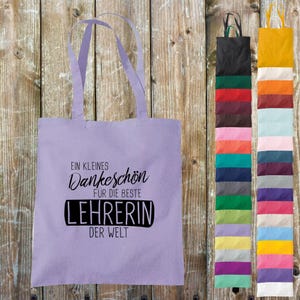 Cloth bag jute cotton bag A small thank you for the best teacher in the world gift