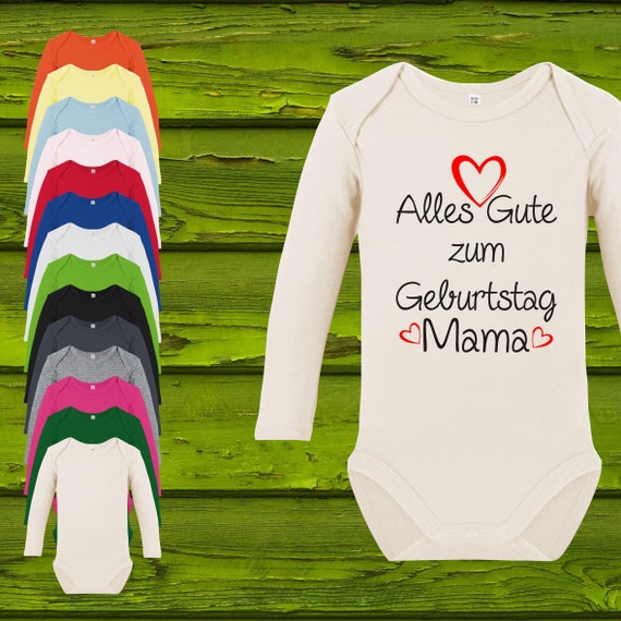 Baby Body Babybody Long Sleeve Happy Birthday Mom