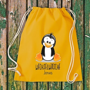 Gym bag with your choice of name &quot;Change of clothes Animals Animal&quot; Zoo Nature Animal Cotton Jute Sports bag Bag Pouch Gift Kindergarten Kita Sport