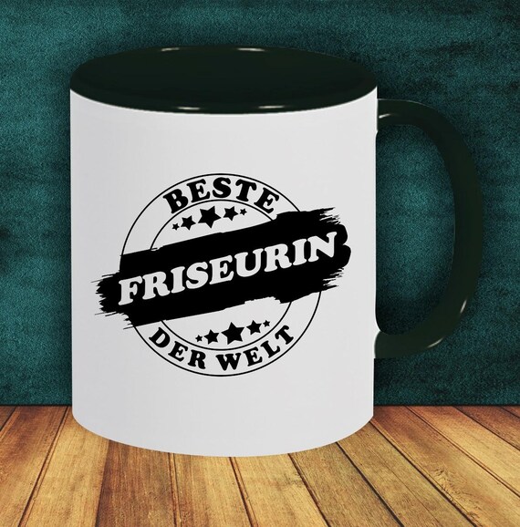 Kaffeepott Tasse Kaffeetasse Beste Friseurin Der Welt Pott Mug Geschenk Job