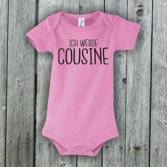 Baby Body Ich werde Cousine Babybody Geschenk