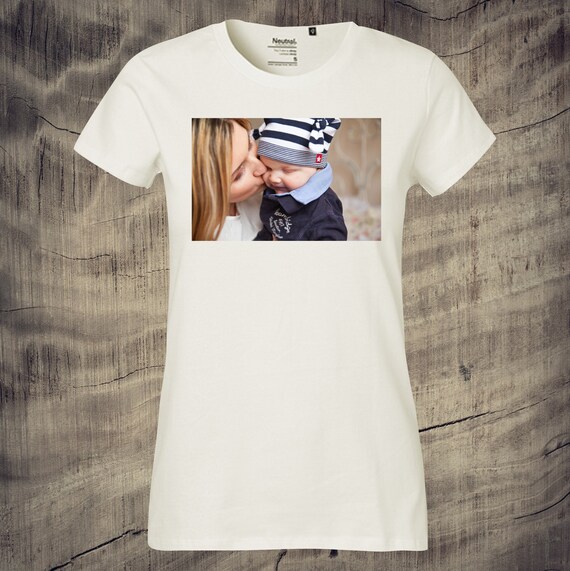 Lady Frauen T-Shirt mit Foto bedruckt schöne Geschenkidee Unisex Foto Pic Bild Erinnerung