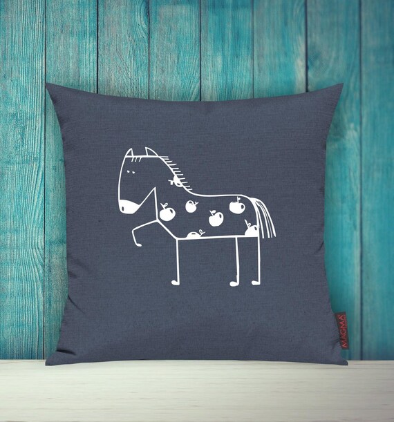 Cushion Covers Decoration Pillow Animals Animal Motif Horse Pony Cuddly Pillow Pillow Pillowcase