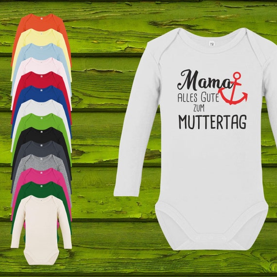 Baby Body Langarm Babybody Mama alles Gute zum Muttertag! Geschenk Longsleeve